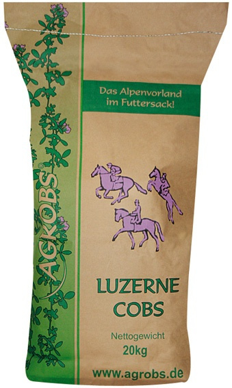 AGROBS LUZERNECOBS 100% LUCERNY W FORMIE TRAWOKULEK 20 kg