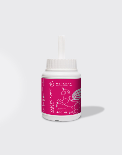 BERKANA OLEJ DO KOPYT Z BROKATEM 400 ml