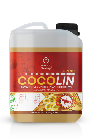 HIPPOVET PHARMACY COCOLIN SPORT OLEJ LNIANO-KOKOSOWY 5 l