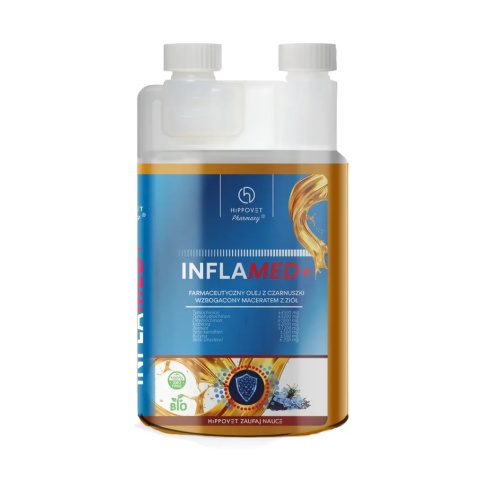 HIPPOVET PHARMACY INFLAMED+ Z CZARNUSZKI 1,2 l