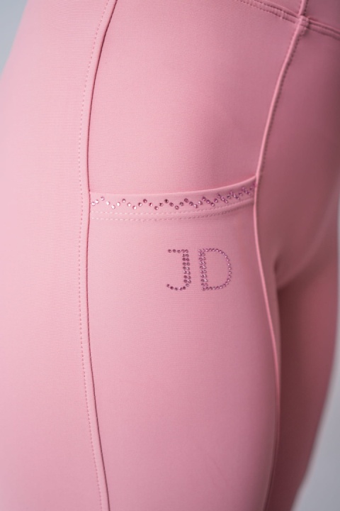 JD ATTACK Legginsy jeździeckie STELLA RÓŻOWY L