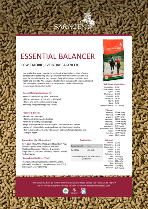 Koncentrat SARACEN ESSENTIAL BALANCER 20kg