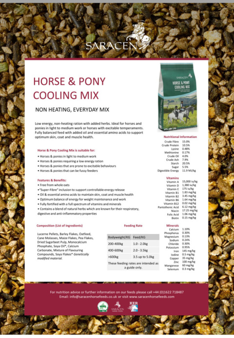 SARACEN COOLING MIX&HERBS 20kg