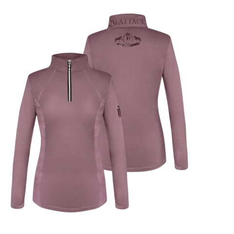 JD ATTACK Bluzka techniczna z długim rękawem CECILE ROŻOWY XS