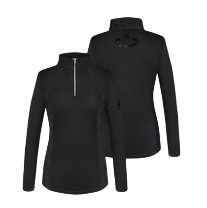 JD ATTACK Bluzka techniczna z długim rękawem CECILE CZARNY L