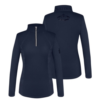 JD ATTACK Bluzka techniczna z długim rękawem CECILE GRANATOWY L