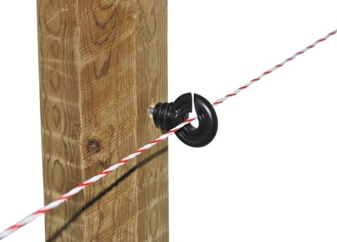 KERBL Izolator okrągły do plecionek i drutu BASIC 25 szt